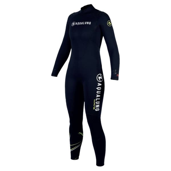 Aqualung Kvinna Wave Jumpsuit 3 Mm Svart XL