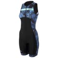 Miniatyrbillede 1 af 2: Zone3 Ærmeløs Trisuit Activate+ Tropical Palm Blå,Sort XS Kvinde