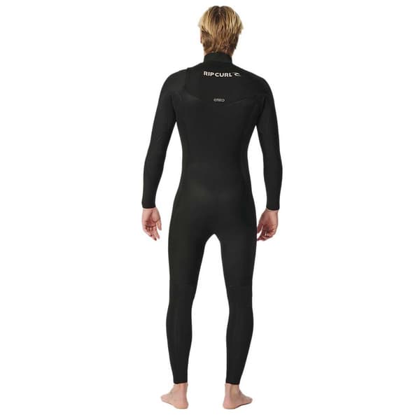 Rip Curl Långärmad Neoprenkostym Med Dragkedja D/patrol Perf 4/3 Mm Gb Stm Svart XS