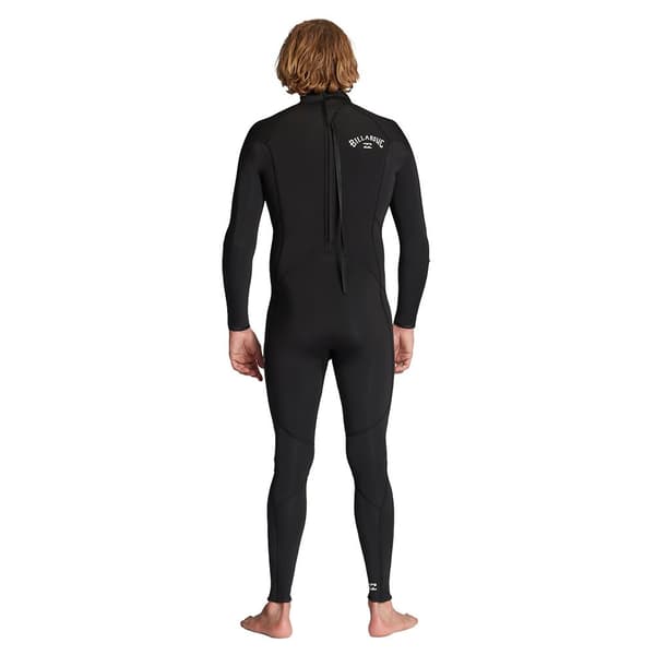 Billabong Långärmad Neoprenkostym Med Dragkedja Baktill 302 Absolute Svart M
