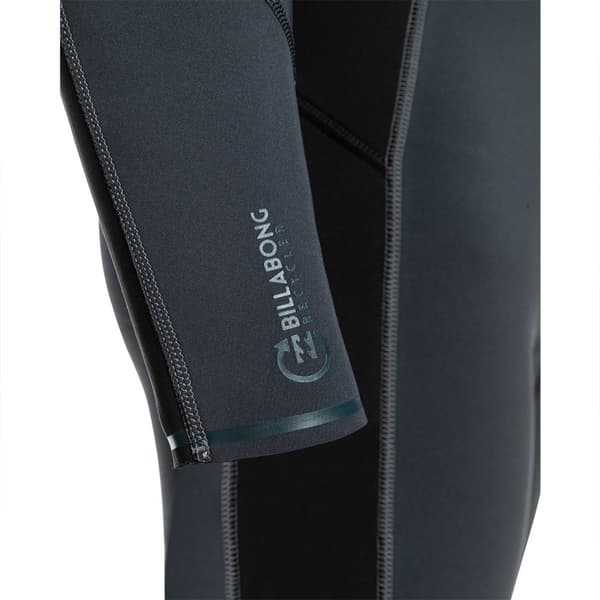 Billabong Långärmad Neoprenkostym Med Dragkedja Baktill 302 Absolute Svart MS