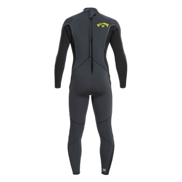 Billabong Långärmad Neoprenkostym Med Dragkedja Baktill 302 Absolute Svart MS
