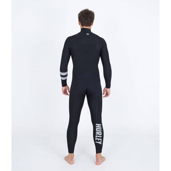 Hurley Långärmad Neoprenkostym Med Dragkedja Advant 4/3 Mm Svart S