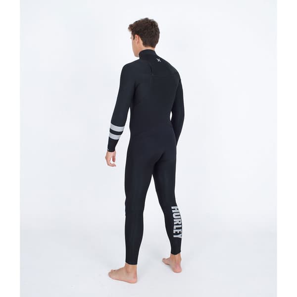 Hurley Långärmad Neoprenkostym Med Dragkedja Advant 4/3 Mm Svart L