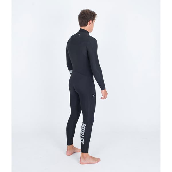 Hurley Långärmad Neoprenkostym Med Dragkedja Advant 4/3 Mm Svart L