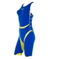 Miniatyrbillede 1 af 3: Mosconi Ærmeløs Trisuit Tri Shark Ef Pro Blå 42 Kvinde