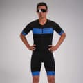 Miniatyrbillede 6 af 7: Zoot Kortærmet Trisuit Core + Tri Aero Blå S Mand