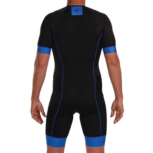 Zoot Kortærmet Trisuit Core + Tri Aero Blå S Mand