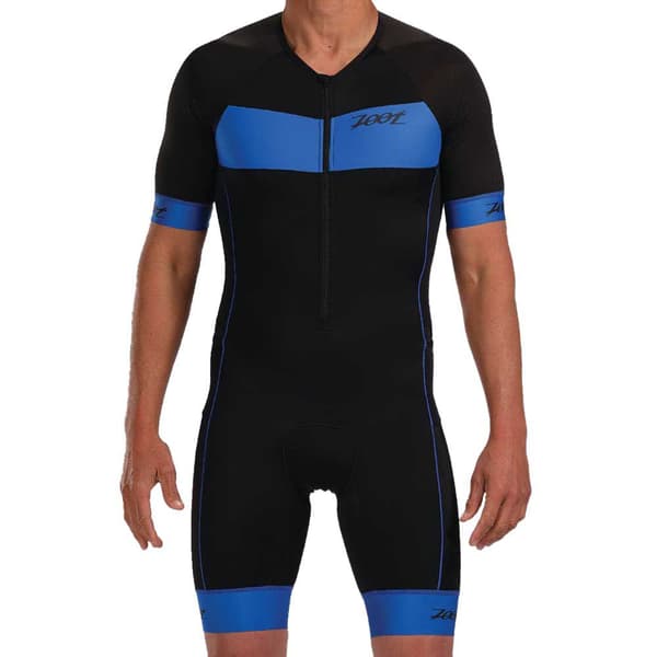 Zoot Kortærmet Trisuit Core + Tri Aero Blå S Mand