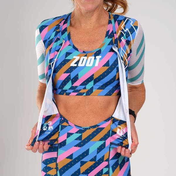 Zoot Lyhythihainen Trisuit Ltd Tri Aero Fz Sininen S Nainen