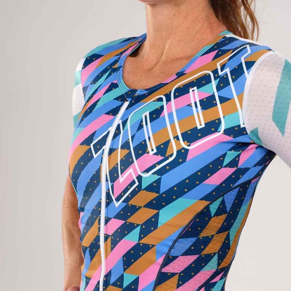 Zoot Lyhythihainen Trisuit Ltd Tri Aero Fz Sininen S Nainen