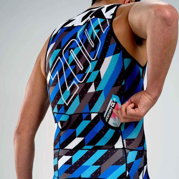 Zoot Ærmeløs Trisuit Ltd Tri Fz Blå S Mand