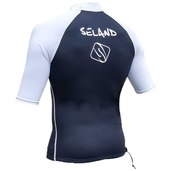 Seland Kortärmad T-shirt Neopren Bali Svart 2XL