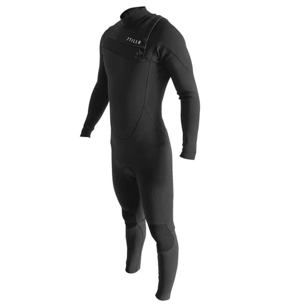 Gyroll Pitkähihainen Vetoketjullinen Rintapuku Steamer 3/2 Mm Musta XL