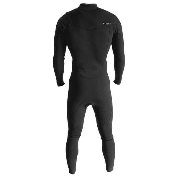 Gyroll Pitkähihainen Vetoketjullinen Rintapuku Steamer 3/2 Mm Musta XL