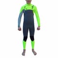 Miniatyrbillede 1 af 3: Kynay Ungdom Langærmet Neoprendragt Med Brystlynlås Surf Neoprene Ultra Stretch Warma 4/3 Mm Flerfarvet 12 Years