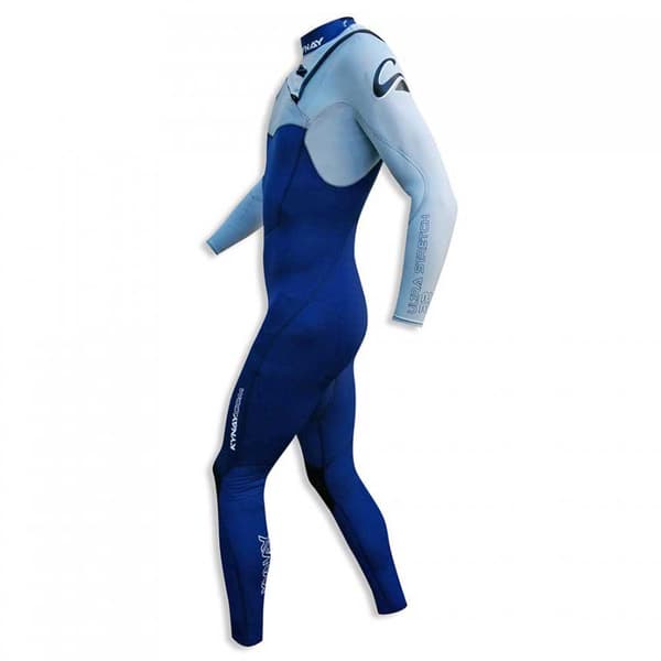 Kynay Langærmet Neoprendragt Med Brystlynlås Surf Ultra Stretch 2 Mm Blå XS
