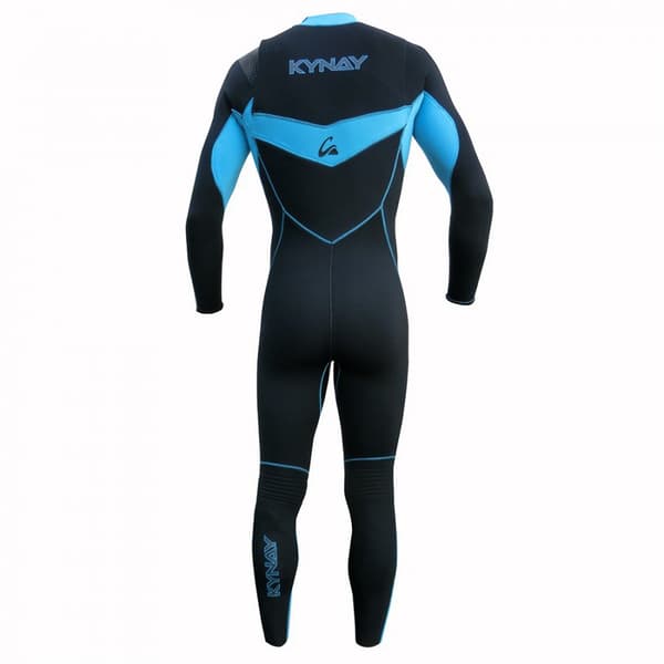 Kynay Långärmad Neoprenkostym Med Dragkedja Surf Ultra Stretch 3/2 Mm Svart XS