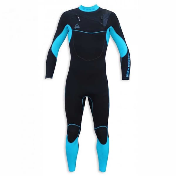 Kynay Långärmad Neoprenkostym Med Dragkedja Surf Ultra Stretch 3/2 Mm Svart XS