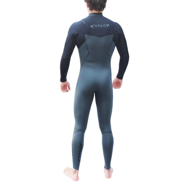 Kynay Långärmad Neoprenkostym Med Dragkedja Surf Ultra Stretch Warma 3/2 Mm Svart M