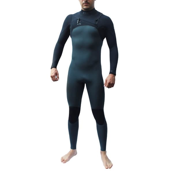 Kynay Långärmad Neoprenkostym Med Dragkedja Surf Ultra Stretch Warma 3/2 Mm Svart M