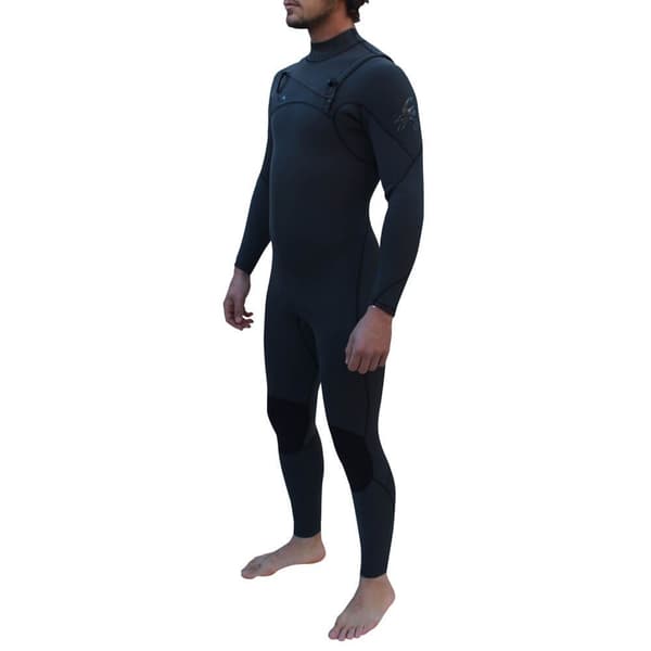 Kynay Langærmet Neoprendragt Med Brystlynlås Surf Ultra Stretch Warma Plus 5/3 Mm Sort MT