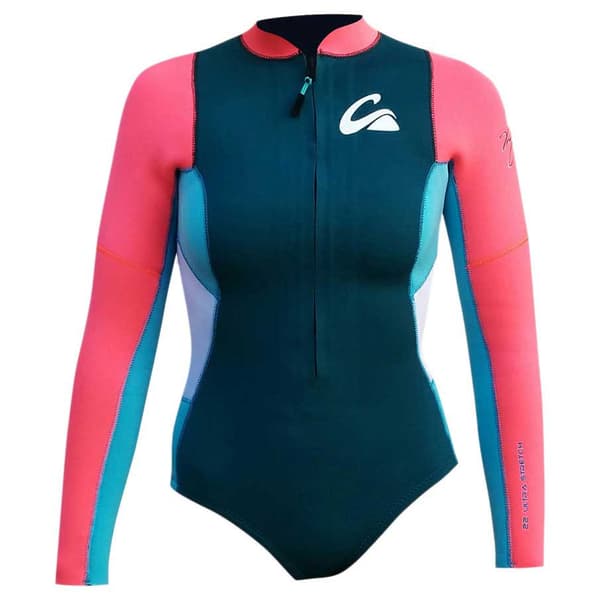 Kynay Kvinna Shorty Ultra Stretchy Surfing 2 Mm Blå M