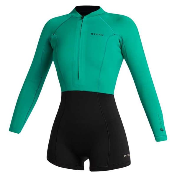 Mystic Zip Shorty Framtill Lunar Grönt XS