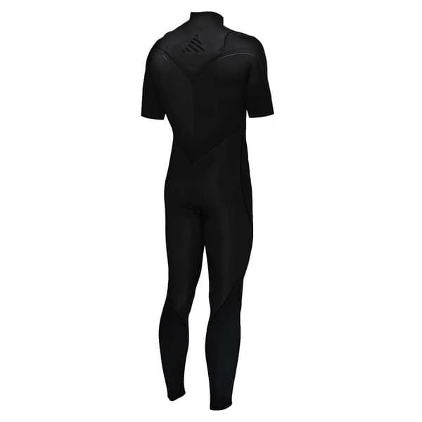 Zion Pitkähihainen Rintavetoketjullinen Neopreenipuku Vault Steamer 3/2 Mm Musta L