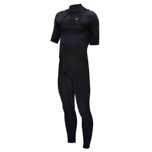 Zion Pitkähihainen Rintavetoketjullinen Neopreenipuku Vault Steamer 3/2 Mm Musta L