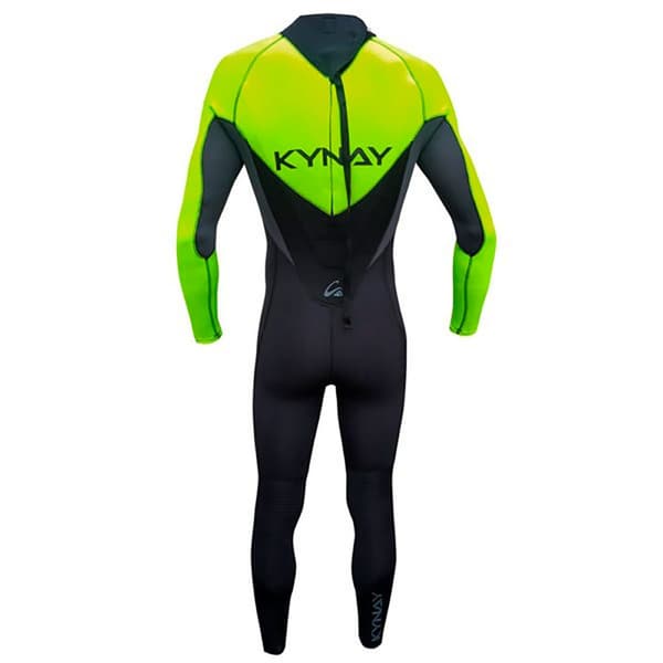 Kynay Långärmad Neoprenkostym Med Dragkedja Baktill Surf Ultra Stretch 4/3 Mm Svart L