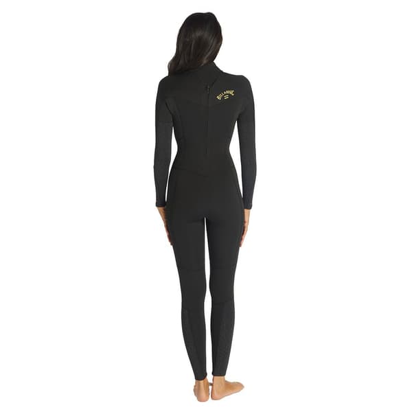 Billabong Langærmet Neoprendragt Med Lynlås Bagpå Synergy 4 Mm Sort 2XL