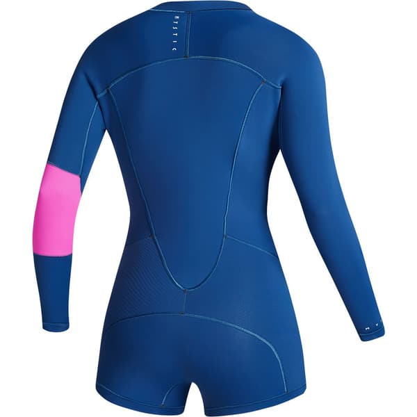 Mystic Zip Shorty Framtill Lunar Longarm Blå XL
