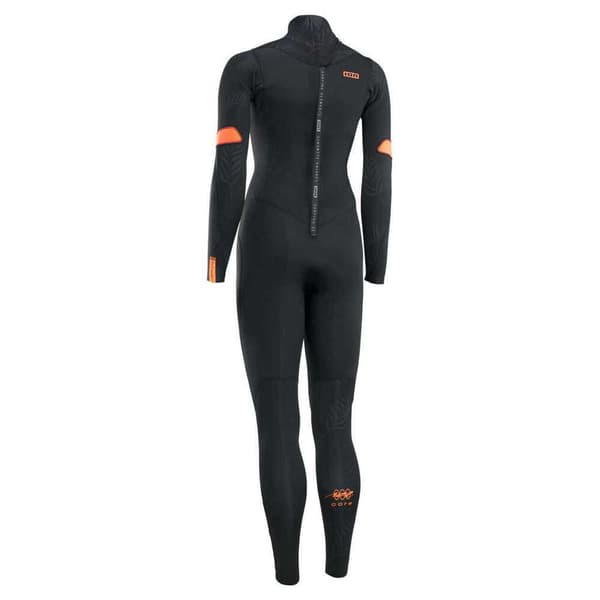 Ion Kvinna Långärmad Back Zip Neopren Kostym Amaze Core 5/4 Mm Svart M
