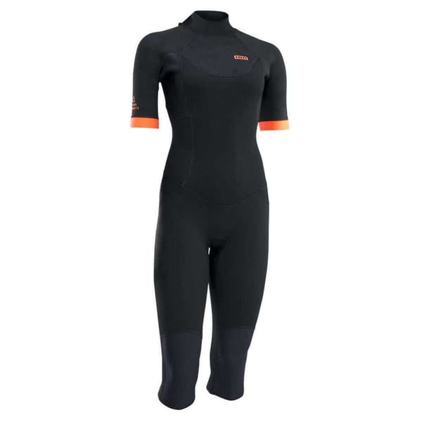 Ion Kvinna Back Zip Shorty Element 3/2 Mm Overknee Svart S