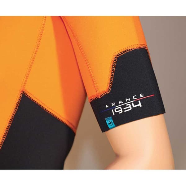 Beuchat Kvinna Atoll Shorty Bz 3 Mm Orange,Svart XL