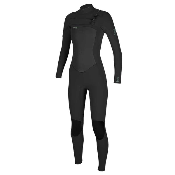 O´neill Wetsuits Dragt Lynlås Bryst Epic 4/3 Mm Kvinde Sort 8