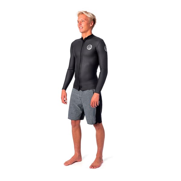 Rip Curl Jacka Med Dragkedja Framtill Dawn Patrol 1.55 Mm Svart L