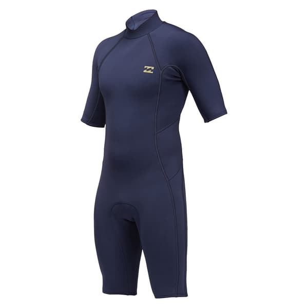Billabong Kostym Med Kortärmad Dragkedja Baktill Absolute 2/2 Mm Blå XL