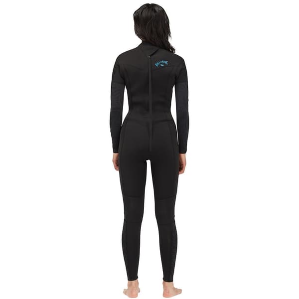 Billabong Långärmad Dragkedja Baktill Synergy 4/3 Mm Svart 4