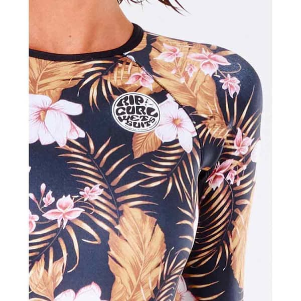 Rip Curl Långärmad Dragkedja Baktill G Bomb Leonard 1 Mm Svart 4