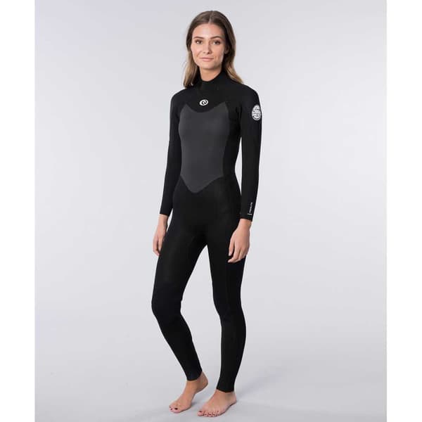 Rip Curl Långärmad Neoprenkostym Med Dragkedja Baktill Freelite Bz Stm 32 Gb Svart 8