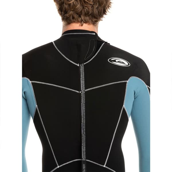 Quiksilver Långärmad Neoprenkostym Med Dragkedja Baktill Capsule Saturn 3/2 Mm Svart LS