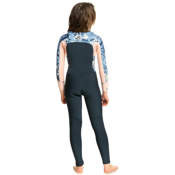 Roxy Långärmad Neoprenkostym Med Dragkedja Framtill 5/4/3 Mm Swell Series Blå 14 Years