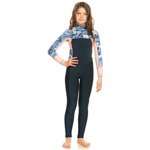 Roxy Långärmad Neoprenkostym Med Dragkedja Framtill 5/4/3 Mm Swell Series Blå 14 Years