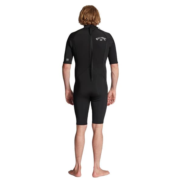 Billabong Lyhythihainen Takavetoketjullinen Neopreenipuku Absolute Musta XL