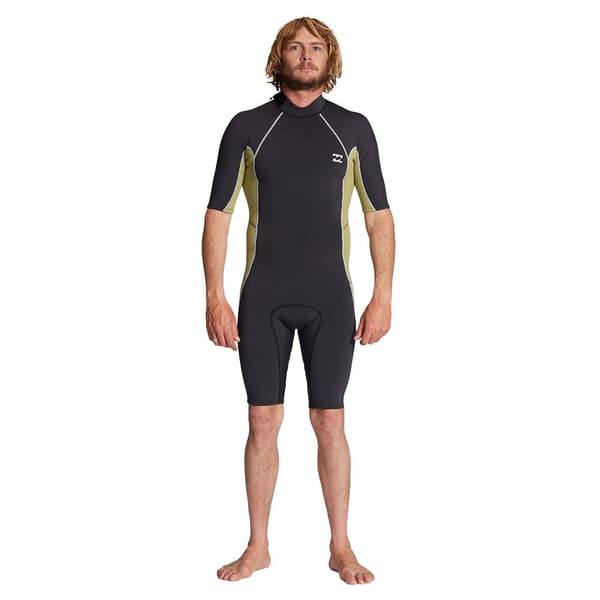 Billabong Kortärmad Neoprenkostym Med Dragkedja Baktill Absolute Svart XL