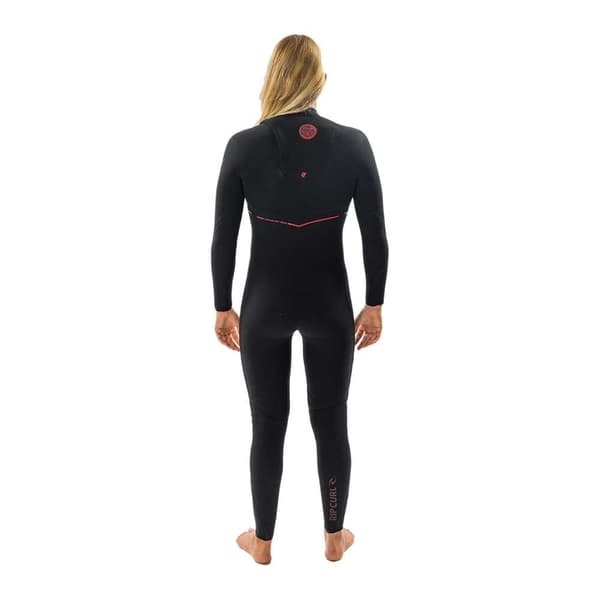 Rip Curl Långärmad Kostym I Neopren Utan Dragkedja Fbomb Fusion 3/2 Mm Svart 6