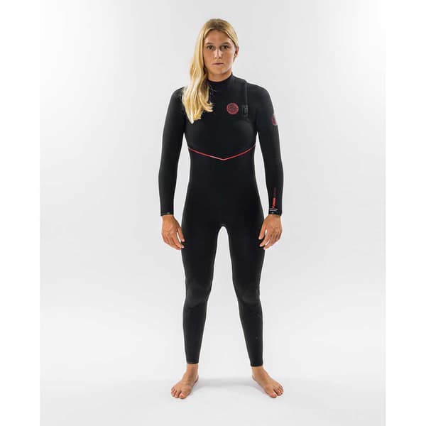 Rip Curl Långärmad Kostym I Neopren Utan Dragkedja Fbomb Fusion 4/3 Mm Svart 6