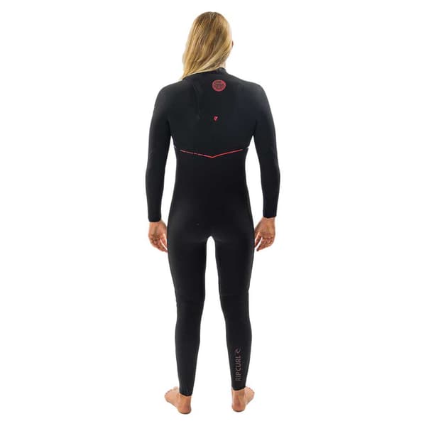 Rip Curl Långärmad Kostym I Neopren Utan Dragkedja Fbomb Fusion 4/3 Mm Svart 6
